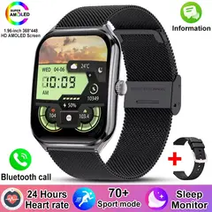 OPPO - Smartwatch Ultra fino reloj inteligente hombres mujer 1,96 "HD AMOLED+Correa adicional