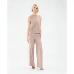 PATPRIMO - Pantalon Para Mujer Clasico Color Café #30071913