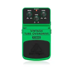 BEHRINGER - Pedal Overdrive para Guitarra Eléctrica TO800 Vintage Tube-Sound