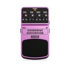 BEHRINGER - Pedal Overdrive para Guitarra Eléctrica OD300 OverdriveDistortion