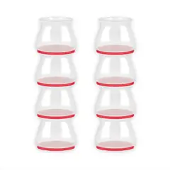 GENERICO - Set X8 Protector Patas Sillas en Silicona