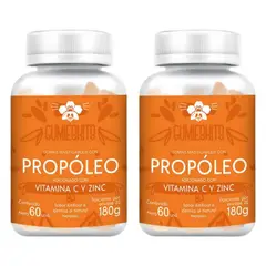 INTERLIGHT - Gomas de Propóleo - Vitamina C, Zinc y Bienestar Diario x2