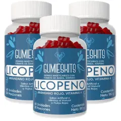 INTERLIGHT - Gomitas de Licopeno - Piel, Vista y Bienestar Integral x3