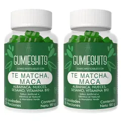 INTERLIGHT - Gomas de Té Matcha - Antioxidantes, Metabolismo y Bienestar Integral x2