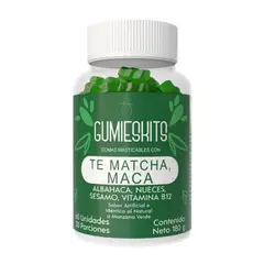 INTERLIGHT - Té Matcha y Maca en Gomas - Energía Natural, Concentración y Rendimiento Diario