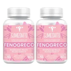 INTERLIGHT - Gomas de Fenogreco - Colágeno, Arándano Rojo y Ácido Fólico para Belleza y Vitalidad x2