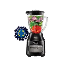 OSTER - Licuadora con Tecnología Reversible, Vaso de Vidrio, BLSTPEGBRT