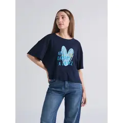 JULIANA SANCHEZ - Camiseta Latidos - Azul