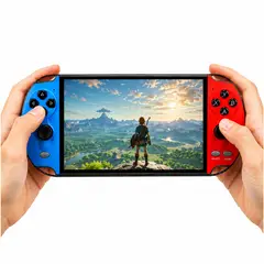 ONE PIXEL - Consola De Video Juegos MP5 X12 Plus Game Player Entretenimiento Azul Y Roja