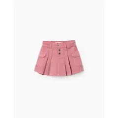ZIPPY - Falda Plisada Jean Frambuesa Zippy®