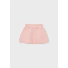 MAYORAL - Falda Tricot Botones Rosa