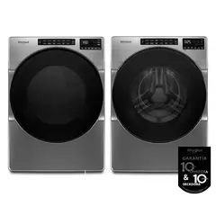 WHIRLPOOL - Combo Lavadora Carga Frontal Xpert Inverter 21 kg y Secadora Carga Frontal a Gas