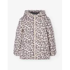 LOSAN - Chaqueta Impermeable Animal Print Beige Lozan