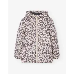 LOSAN - Chaqueta Impermeable Animal Print Beige Lozan