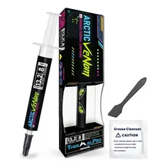 GENERICO - Pasta Térmica Profesional de Alto Rendimiento Arctic Venom 13.2w/mk 4 gramos ThermalPro