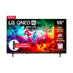 LG - Televisor 55 Pulgadas Qned Smart Tv Negro