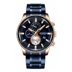 CURREN - Reloj 8362 Cronógrafo Para Hombre Moderno En Acero