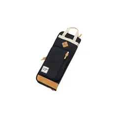 TAMA - Baquetero Estuche para Batería TSB24BK Negro para 12 Pares de Baquetas con Bolsillos y Correa