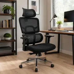 MOBLIHOUSE - Silla Gerente Ergohuman Outlet Negra Ergonómica