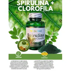 GENERICO - Spirulina + Clorofila Biowell