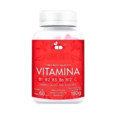 INTERLIGHT - Multivitamínico para Adultos Vitaminas B, Vitamina C, Hierro, Zinc y Calcio en Gomas