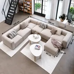 GENERICO - Juego de sala muebles modernos