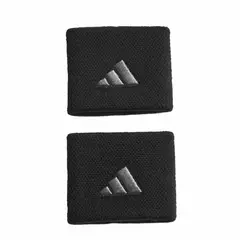 ADIDAS - Muñequeras Negro Plata 2 Unidades