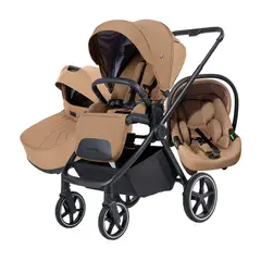 CARESTINO - Coche BEVERLY v4 con Accesorios Tostado