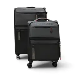 SWISSBRAND - Set De 2 Maletas Vela-Gris Oscuro