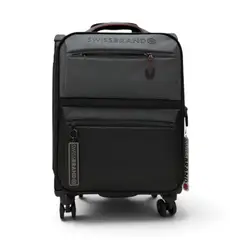 SWISSBRAND - Maleta Vela De 20"-Gris Oscuro