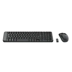LOGITECH - Combo Teclado + Mouse MK220 · Inalámbrico 2.4GHz · Full Size · Membrana · Español