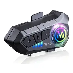 GENERICO - Intercomunicador Auricular Bluetooth Y10 para Motocicleta IPX6