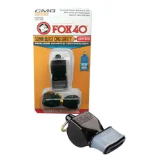 FOX 40 - Silbato Pito Fox40 Sonic Profesional Obsequio Cordón 120db - Negro