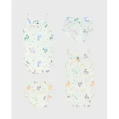 OTRAS MARCAS - Set 2 Body Panty Estampado Unicornio