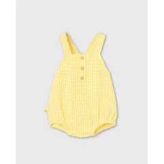 BOBOLI - Body Cuadros Amarillo