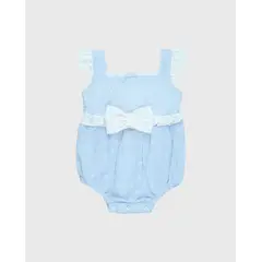 BEBE FELIZ - Body Detalle Ojalillo Moño Azul