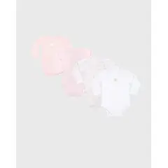 ZIPPY - Set 4 Bodys Luna Estrella Rosa