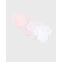 ZIPPY - Set 4 Bodys Luna Estrella Rosa
