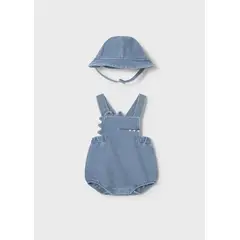 MAYORAL - Body Peto Denim con Pava Cocodrilo