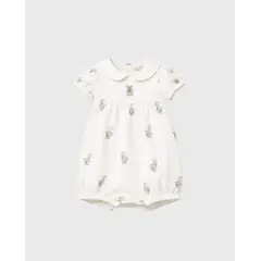 MAYORAL - Pelele Cuello Estampado Osos Blanco