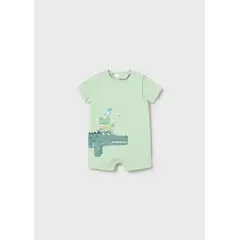 MAYORAL - Pelele Estampado Animales Cocodrilo Verde
