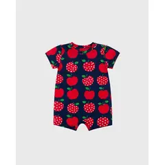 KYLY - Mameluco Estampado Manzanas Navy