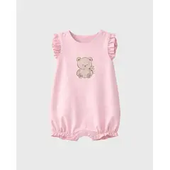 MAYORAL - Pelele Estampado Oso Rosa