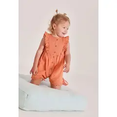 BOBOLI - Pelele Detalle Ojalillo Naranja