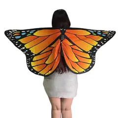GENERICO - ALAS DE MARIPOSA EN TELA ACCESORIOS DISFRAZ ADULTO