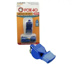 FOX 40 - Silbato Pito Fox40 Sonic Profesional Obsequio Cordón 120db - Azul
