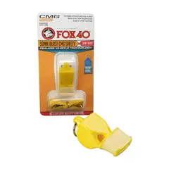 FOX 40 - Silbato Pito Fox40 Sonic Profesional Obsequio Cordón 120db - Amarillo