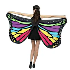 GENERICO - ALAS DE MARIPOSA EN TELA ACCESORIOS DISFRAZ ADULTO