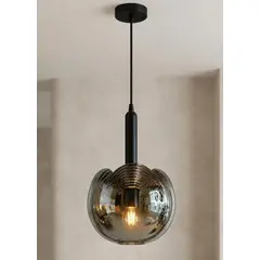 GENERAL - Lampara Paris Negra Jc-8099b Humo