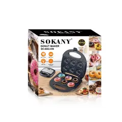 SOKANY - Máquina De Donas 6u Fácil Limpieza Fiestas Y Regalo